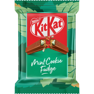 Nestle Kit Kat Mint Cookie Fudge Chocolate Bar 6EA