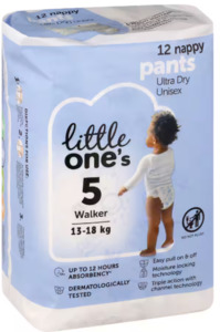 Little Ones Nappies S5 13-18Kg 12pk