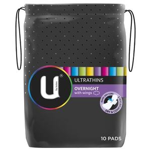 Convenience: U By Kotex Ultra Thins Pads Overnight With Wings