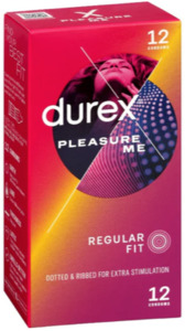 Health Beauty: Durex Pleasure Me 12s SPECIAL $12.50 + GST