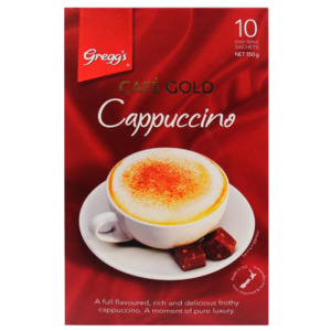 Coffee Tea: Greggs Cappucino 10s
