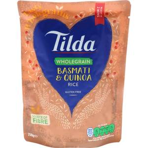 Pasta Rice: Tilda Steamed Rice Brown Basmati & Quinoa