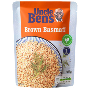 Uncle Ben's Brown Basmati Rice Microwave Rice Pouch 250g
