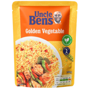 Pasta Rice: Uncle Ben's Vegetable Pilau Microwave Rice Pouch 250g