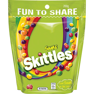 Skittles Sours Confectionery 190G