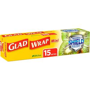 Glad Mini Wrap Cling Wrap 200mm Wide 15m