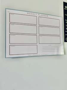 Weekly Planner - Fridge Magnet