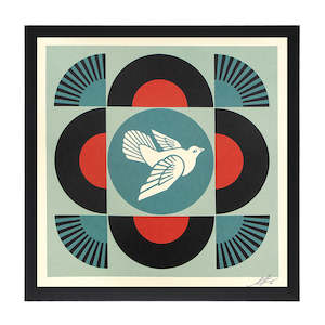 Shepard Fairey (OBEY) - Geometric Dove (Black)
