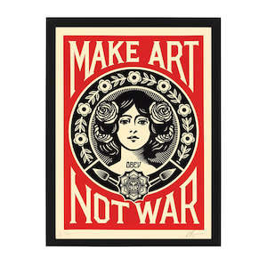 Shepard Fairey (OBEY) - Make Art Not War