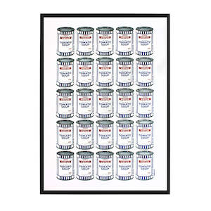 Banksy Prints: BANKSY - Tesco Tomato Soup