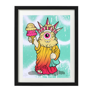 Buff Monster Prints: Buff Monster - Liberty