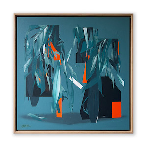 Chimp Prints: CHIMP - Blue Gum