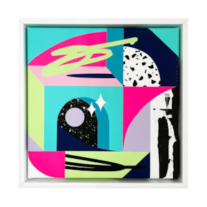 Available Prints Urban Art Gallery Nz: WOLFDOG - In Transit