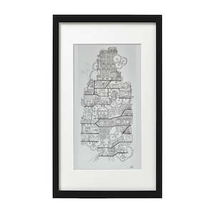 Ellie Compton Limn Gallery Urban Art Nz: Ellie Compton - Loveshack Shine Bright Baby