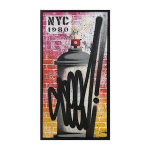 Seen Limn Gallery Urban Art Nz: SEEN - NYC 1980 Spray Can Tag