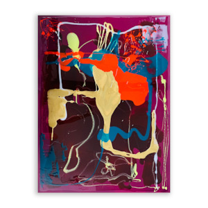 Rachel Rush Original Artworks Limn Gallery Nz: Rachel Rush - Wine & Roses