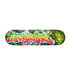 Phat1 Tmd Original Artwork Urban Art Nz: PHAT1 TMD - Skate Deck | Slimer