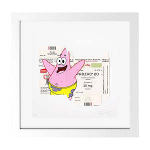 Ben Frost Limn Gallery Urban Art Nz: Ben Frost - Patrick on Prozac