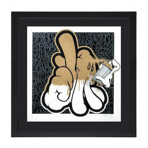 Og Slick Limn Gallery Nz: OG Slick x DEFER - LA Hands Painted Gold