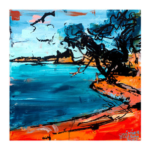 Original Artworks: Christian Nicolson - A Swing at the Cove III
