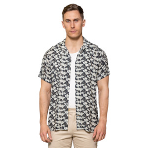 Cutler Clothing: Cutler Will S/S Indigo Floral