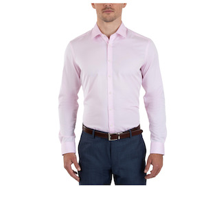 Gibson Suiting: Flame Shirt Pink Reg fit