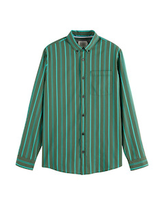 Regular Fit Yarn Dye Stripe Shirt 178715 250