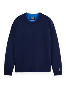 Merino Double face dropped Pullover