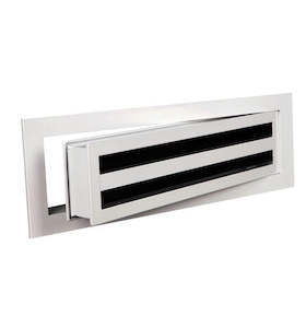 Ventilation Diffusers: Linear Slot Grille with Removable Core