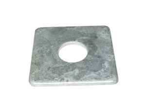3 5 Fixings And Threaded Rod: M10 Square Washer Galv 40x40x3