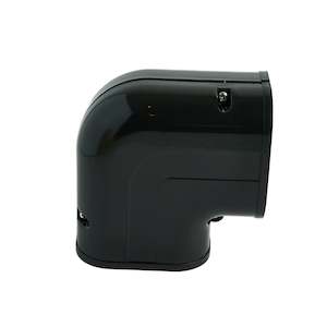 Ventilation Ducting: 90 Degree Corner (SC75 Black)
