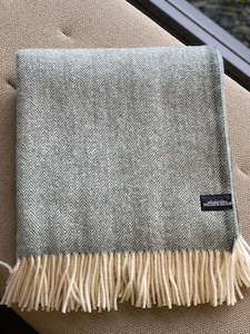 Blankets And Throws: Wool Blanket Herringbone (Other Colour Options)