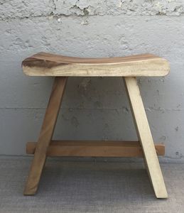 Furniture: Wooden Stool Curved