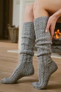 Knitted Wool Socks High