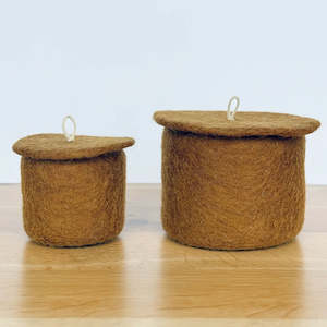 Homeware: Felted Pot With Lid
