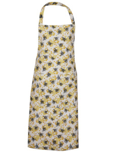 Linen/Cotton Apron Bees