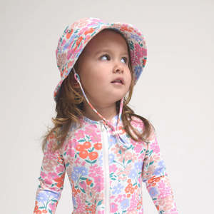 Swim Bucket Hat Berry Garden