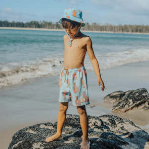 Kids: Board Shorts Lobster