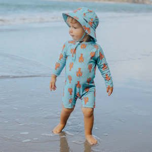 Kids: Rash Suit Little Lobster