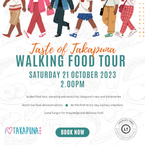 Ticket: Taste of Takapuna: Walking Food Tour
