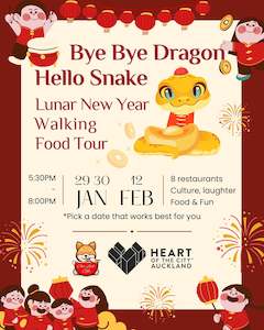Hotc Lunar New Year 2025: HOTC Lunar New Year Walking Food Tour: Bye Bye Dragon, Hello Snake!