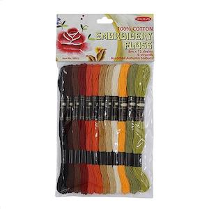 Embroidery Thread: Sullivans Embroidery Floss, Autumn- 8m