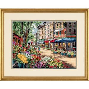 Embroidery And Tapestry: Dimensions Kit, Paris Market- 15x11in
