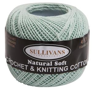 Knitting Wool And Yarn: Sullivans Crochet and Knitting Yarn 4ply, 50g Cotton Yarn