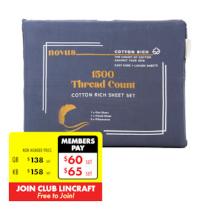 Sheet Sets: Novus 1500TC Sheet Set- Linen