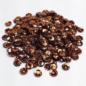 Glitter And Sequins: Arbee Sequins, Bronze Cup- 6mm