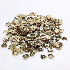 Arbee Sequins, Gold Cup- 6mm