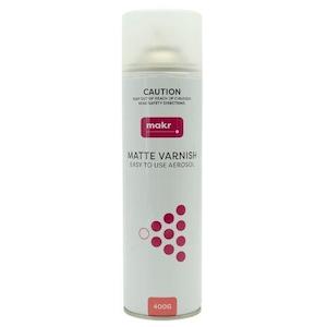 Adhesives: Makr Varnish Aerosol Spray, Matte- 400g