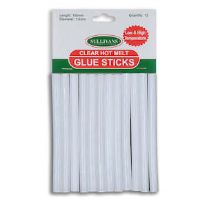 Adhesives: Sullivans Glue Sticks Set, 100mm- 12pk
