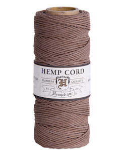 Hemptique Cord Spool #20, Light Brown- 50g